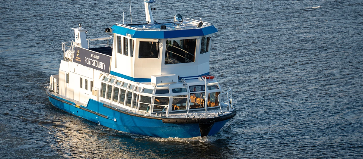 Göteborgs Hamns elektrifierade inspektionsfartyg M/S Hamnen